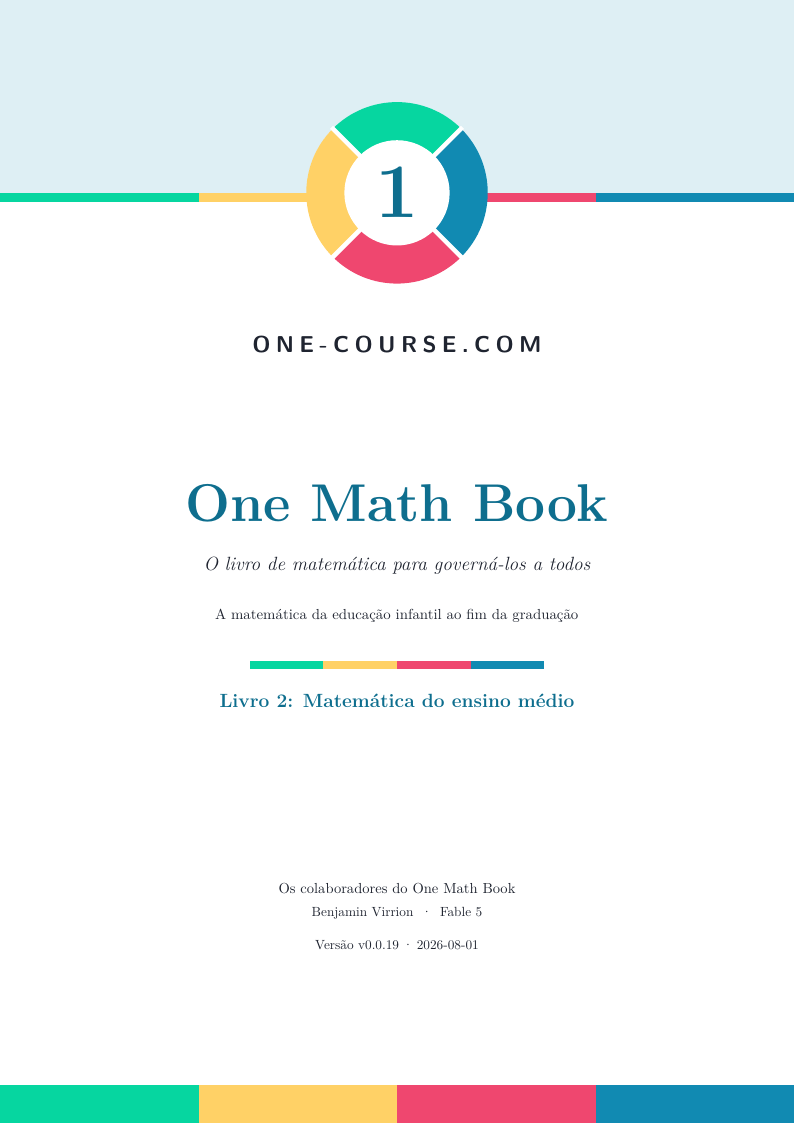 Capa de Matemática do ensino médio